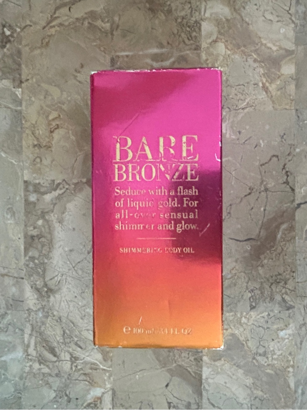 New Unopened Victoria's Secret Bare Bronze Glow Shimmering Body Oil